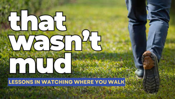 That Wasn't Mud - Lessons in Watching Where You Walk Image